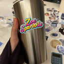 Vinyl Sticker Zoe Sparinkle Star Car Window Laptop Bottle Tumbler Skateboard