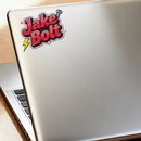 Vinyl Sticker Jake Bolt Lightning Bolt Car Window Laptop Bottle Tumbler