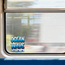 Vinyl Sticker Ocean Wave Water Drop Car Window Laptop Bottle Tumbler