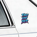 Vinyl Sticker Thy Under Lightning Car Window Laptop Bottle Tumbler Skateboard
