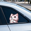 Cute pink kitten Stickers Waterproof Self-adhesive for Refrigerator Luggage