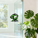Warrior Frog Stickers No bubbles Sunproof Customizable for Thermos Luggage