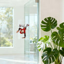 Upside-down hip-hop monkey Sticker Self-adhesive for Luggage Car windows