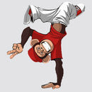 Upside-down hip-hop monkey Sticker Self-adhesive for Luggage Car windows