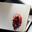 Killer Wolf Sticker Personalized Customizable for Refrigerator Luggage Car