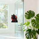 Killer Black Cat Sticker No bubbles Sunproof for Thermos Refrigerator Wall