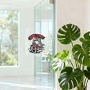 Motorcycle Shark Sticker Personalized No bubbles for Thermos Refrigerator