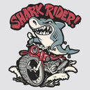 Motorcycle Shark Sticker Personalized No bubbles for Thermos Refrigerator