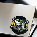 Great white shark Sticker Waterproof Self-adhesive Sunproof for Laptop Thermos