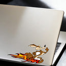 Running fox Sticker Waterproof Self-adhesive for Car windows Refrigerator Wall