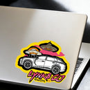 Car-themed Stickers Vinyl Waterproof Self-adhesive for Window Wall Car Laptop
