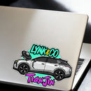 Car-themed Stickers No bubbles Sunproof Personalized for Car windows Laptop