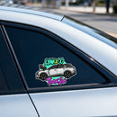 Car-themed Stickers No bubbles Sunproof Personalized for Car windows Laptop
