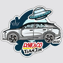 Car-themed Stickers Personalized Customizable for Laptop Luggage Thermos