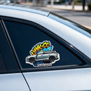 Car-themed Stickers Customizable Sunproof for Luggage Thermos Window Laptop