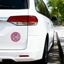 Round Stickers Sunproof Personalized Self-adhesive for Luggage Car windows