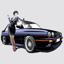 Female police Sticker Self-adhesive Personalized for Window Refrigerator Car