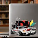 Racing Stickers Waterproof Self-adhesive for Car windows Luggage Refrigerator