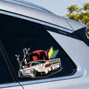 Racing Stickers Waterproof Self-adhesive for Car windows Luggage Refrigerator