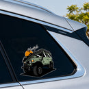 Army Green Car Off-Road Vehicle Sticker Self-adhesive for Thermos Suitcase