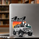 Vintage Stickers No bubbles Customizable for Thermo Suitcase Glass Laptop