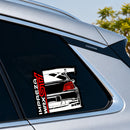 Racing Stickers No bubbles Customizable for Luggage Refrigerator Window Wall