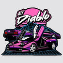 Diablo Sticker Waterproof Sunproof Personalized for Car window Refrigerator