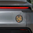 Tire Stickers Waterproof Self-adhesive Sunproof for Car windows Refrigerator