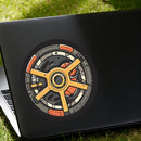 Tire Stickers Waterproof Self-adhesive Sunproof for Car windows Refrigerator