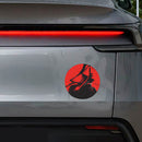 Swordsman Bushido Sticker Sunproof Personalized for Refrigerator Luggage Window