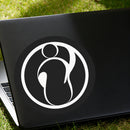 Black and white element Stickers Self-adhesive Sunproof for Suitcase Laptop