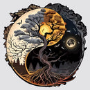 Tai Chi and Eight Trigrams Stickers Waterproof Personalized for Luggage Wall