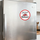 Mobil Oil Sticker Customizable Personalized for Refrigerator Luggage Laptop
