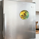 Round Stickers Vinyl Customizable Personalized for Thermos Refrigerator Window