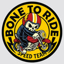 BONE RIDE Sticker Self-adhesive Personalized for Luggage Refrigerator Laptop