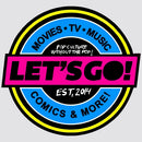 LET's GO Sticker No bubbles Customizable Personalized for Luggage Wall Suitcase