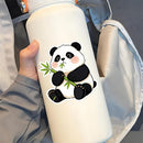 Adorable Panda Vinyl Stickers Customizable Laptop Water Bottle Car Decals