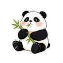 Adorable Panda Vinyl Stickers Customizable Laptop Water Bottle Car Decals