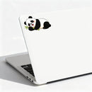Cute Panda Vinyl Sticker Lying Bamboo Customizable for Car Laptop
