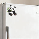 Cute Panda Vinyl Sticker Sitting Bamboo Customizable for Car Laptop