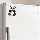 Cute Panda Vinyl Sticker Hugging Bamboo Customizable for Car Laptop