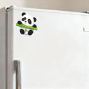 Cute Panda Vinyl Sticker Carrying Bamboo Customizable for Car Laptop
