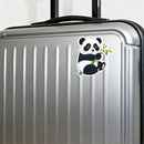 Cute Panda Vinyl Sticker Side Bamboo Customizable for Car Laptop