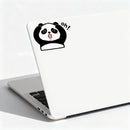 Cute Panda Vinyl Sticker Oh Gesture Customizable for Car Laptop
