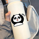 Cute Panda Vinyl Sticker Oh Gesture Customizable for Car Laptop