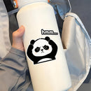 Vinyl Sticker Panda Hmm Thinking Car Window Laptop Bottle Tumbler