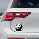 Vinyl Sticker Panda Shy Cute Car Window Laptop Bottle Tumbler Skateboard