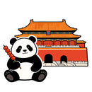 Vinyl Sticker Panda Palace Candied Fruit Car Window Laptop Bottle Tumbler