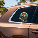 Justice Wolf Warrior Sticker Waterproof Self-adhesive for Luggage Refrigerator