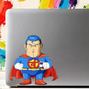 Funny Superman Stickers Personalized Customizable for Refrigerator Luggage